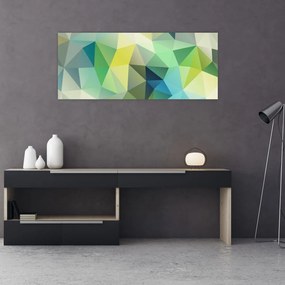 Obraz geometrické abstrakcie (120x50 cm)