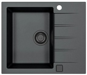 ALVEUS 1148158 - Kuchynský drez CADIT 59x50 cm granit/čierna