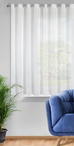 ZÁCLONA NA KRÚŽKOCH LUCY 300X160 CM BIELA