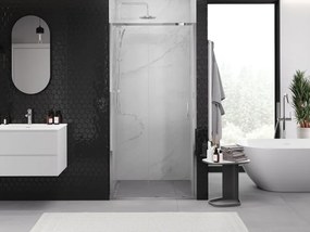 Mexen Exo, posuvné dvere do otvoru 110x200 cm, 6mm číre sklo, chrómový profil, 8151-110-000-01-00