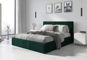 Čalúnená posteľ NICKY 2, 180x200, sivá