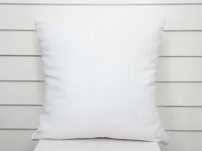 Biante Damašková obliečka na vankúš Atlas Grádl DM-010 Biela - pásiky 1 cm 50 x 70 cm