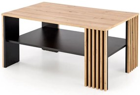 Konferenčný stolík Femina dub artisan/čierna