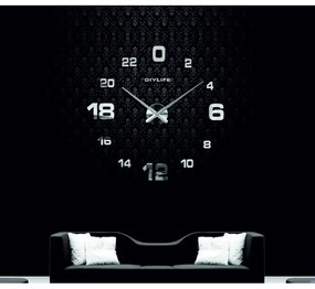 Moderné nalepovacie hodiny na stenu | SENTOP 12S022-Wall clock