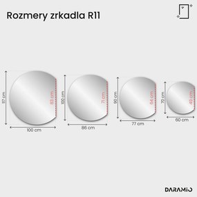 Zrkadlo Pure R11
