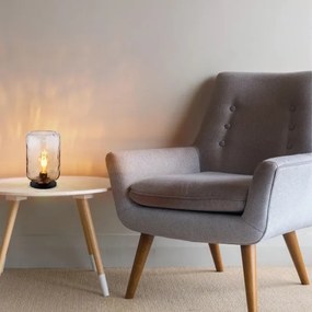 Globo 16046TA - Stolná lampa DARINA 1xE27/60W/230V hnedá