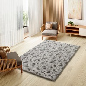 Sivý koberec 64x120 cm Juno – Universal