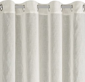 ZÁCLONA NA KRÚŽKOCH AUREA 140X250 CM PRÍRODNÁ