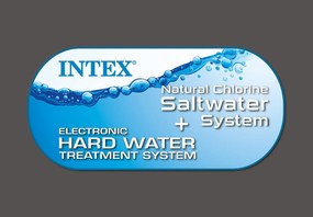 INTEX Nafukovacia vírivka Deluxe Octagon systém slanej vody pre 6 osôb (bublinky + masáž + trysky) 1100L