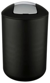 Čierny odpadkový kôš Wenko Brasil L, výška 31 cm