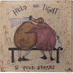 Obraz na plátne Sam Toft - Hold on Tight II, (40 x 40 cm)