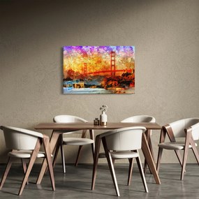 Obraz - Golden Gate, San Francisco, Kalifornia (90x60 cm)