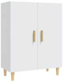 vidaXL Komoda biela 70x34x90 cm spracované drevo-