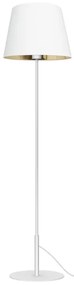 Stojacia lampa ARDEN 1xE27/60W/230V biela/zlatá