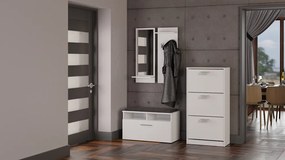 Botník (skrinka na topánky) Permanente 1 (biela). Akcia -19%. Vlastná spoľahlivá doprava až k Vám domov. 1132590