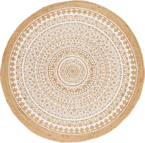 XXXLutz JUTOVÝ KOBEREC, 120 cm prírodná farba, biela Linea Natura - Online Only bytové doplnky - 006767009183