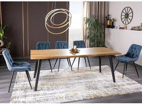Rozkládací jídelní stůl Fresno 150/210 cm dub artisan/černý