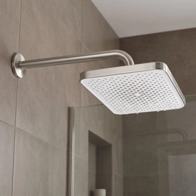 Rea Rea, obdĺžniková dažďová sprcha 380x210 mm, JS-032, brúsená oceľ, REA-P0394