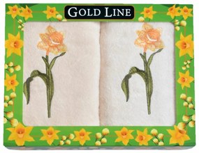 Darčekové balenie 2 ks froté uterákov, Narcisa, 50 x 100 cm