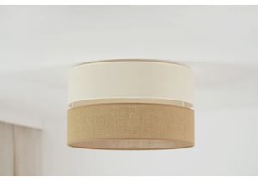 Brilagi - Stropné svietidlo ROYAL YUTE 1xE27/15W/230V pr. 40 cm béžová/krémová