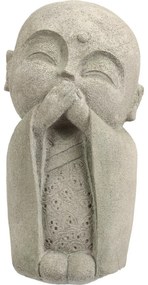 Záhradná dekorácia Budha nehovorí, 14,5 x 27 x 13 cm, polyresin