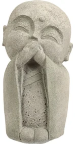 Záhradná dekorácia Budha nehovorí, 14,5 x 27 x 13 cm, polyresin