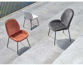 Sivá jedálenská stolička Canett Hella