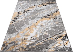 TA Koberec Q543B WHITE MAYA PP EYM Sivý Obdĺžnikový Rozmer: 180x250 cm