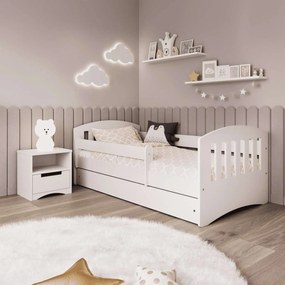 Ourbaby 6066-0 Classic posteľ + úložný priestor 180x80 cm biela