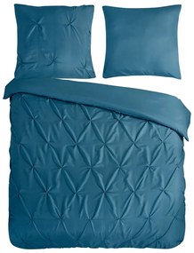 Predĺžené obliečky na dvojlôžko z mikrovlákna v petrolejovej farbe 200x220 cm Pure Elegance – Good Morning