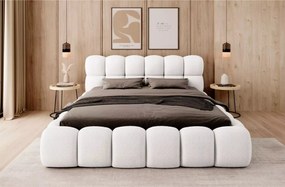 ČALÚNENÁ POSTEĽ ASHLEY 200x200 QUELLE 01 BIELA