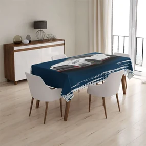 Sablio Obrus Nissan GTR 35 Modrý - 90x90 cm