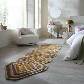 Ručne tkaný vlnený behúň 80x300 cm Lattice Shaped – Flair Rugs