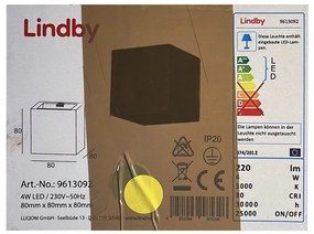 Lindby Lindby - LED Nástenné svietidlo QUASO LED/4W/230V LW0654