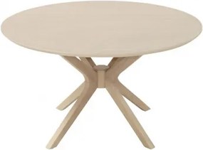 DUNCAN jedálenský okrúhly stôl Hnedá