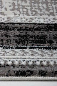 Koberec Tender 27145A VELVET čierny / svetlosivý