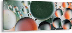 Obraz abstrakcie - bubliny (120x50 cm)