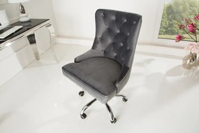 Kancelárska stolička VICTORIAN strieborná