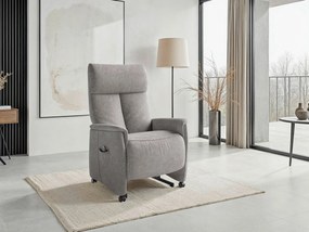 XXXLutz RELAXAČNÉ KRESLO, textil, sivá Sit & More - Online Only obývacie izby - 00014403247M