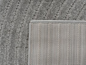 Ayyildiz, Kusový koberec Nova 1201 silver - na von aj na doma, 140x200, šedá, chodba / predsieň