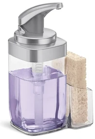 Kovový dávkovač mydla 650 ml - simplehuman
