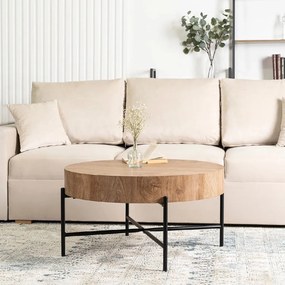 PROXIMA.store - Okrúhly konferenčný stolík BELIEF FARBA: dub