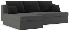 Rohová rozkladacia sedačka SUNNY,200x75x140,haiti 14/haiti 17,ľavá