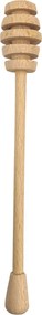 AMADEA Drevená naberačka na med, masívne drevo, 17 cm