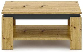 Konferenčný stolík Hudson B, dub artisan / antracit