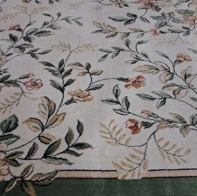 Koberec Hanse Home Naveh Antik krémový / zelený - Zľavnený kus - výrobná vada