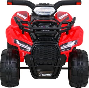 Ramiz Detská štvorkolka na batérie Storm Červená + 25W motor + MP3 USB + LED