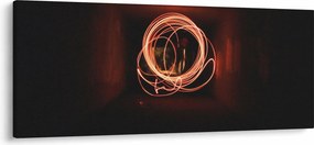 Obraz - čiary v tuneli (120x50 cm)