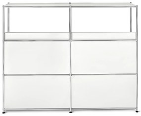 Kovová komoda »CN3« s 2 výklopnými dvierkami a 1 zásuvkou