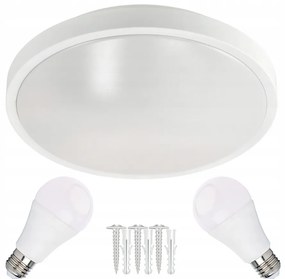 ECOLIGHT LED stropné svietidlo 2x E27 + 2x žiarovka Philips E27 10W 1055lm